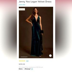 Jenny Yoo Logan dress size 2 in Emerld